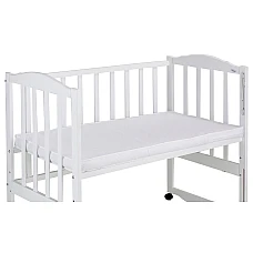 Матрац Babyroom BKP-7 (кокос, поролон) 120х60х7см Білий