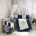 Постельный комплект Маленькая Соня Elegance Стандарт Синий