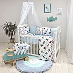 Постільний комплект Маленька Соня Baby Design Стандарт Аероплан