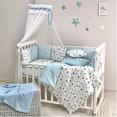 Постельный комплект Маленькая Соня Baby Design Стандарт Stars