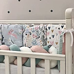 Постельный комплект Маленькая Соня Art Design Стандарт Зайцы Радуги