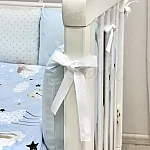 Постільний комплект Маленька Соня Baby Design Стандарт Коти в хмарах Блакитний
