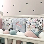 Постельный комплект Маленькая Соня Art Design Стандарт Зайцы Радуги