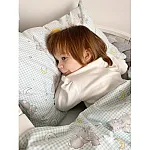 Змінна постіль Twins Premium Glamour Limited 3064-PGNEWZ-014 Зайчики і місяць mint 