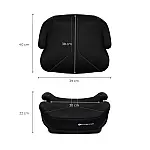 Автокрісло-бустер Kinderkraft i-Boost 2 Black (KCIBOO02BLK0000)