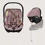 База з автокріслом Lionelo Moxie i-Size Set Pink Mauve