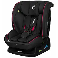 Дитяче автокрісло Lionelo Aart i-Size Black Carbon Red