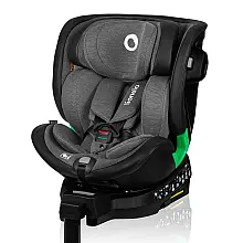 Дитяче автокрісло Lionelo Harmony i-Size Grey Graphite Leathe