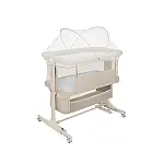 Приставне ліжко 3 в 1 Lionelo Jodie Beige Cream