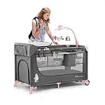 Ліжко-манеж з пеленатором Kinderkraft Joy Pink (KKLJOYPNK000AC)