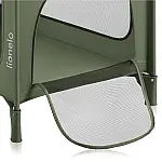Манеж-ліжко Lionelo Jasmin Easy Fold Green Olive