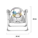 Електронна гойдалка Kinderkraft Flo Pink (KKBFLOPINK0000)