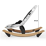 Шезлонг-гойдалка Kinderkraft Finio Black/White (KKBFINOBLK0000)