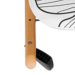 Шезлонг-гойдалка Kinderkraft Finio Black/White (KKBFINOBLK0000)