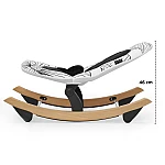 Шезлонг-гойдалка Kinderkraft Finio Black/White (KKBFINOBLK0000)