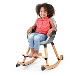Шезлонг-гойдалка Kinderkraft Finio Black/White (KKBFINOBLK0000)