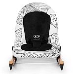 Шезлонг-гойдалка Kinderkraft Finio Black/White (KKBFINOBLK0000)