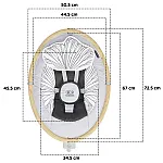 Заколисуючий центр Kinderkraft Lumi Wooden (KBLUMI00GRY0000)