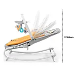 Шезлонг-гойдалка Kinderkraft Felio 2020 Forest Yellow (KKBFELOYEL000N)