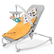 Шезлонг-гойдалка Kinderkraft Felio 2020 Forest Yellow (KKBFEL