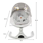 Укачивающий центр Kinderkraft Tulsy Beige (KBTULS00BEG0000)