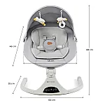 Заколисуючий центр Kinderkraft Tulsy Gray (KBTULS00GRY0000)