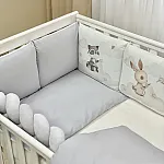 Постільний комплект Маленька Соня Art Design Стандарт Friends Сірий
