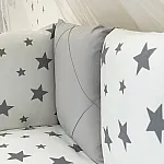 Постельный комплект Маленькая Соня Happy night Звездочка Серый