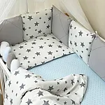 Постельный комплект Маленькая Соня Happy night Звездочка Серый