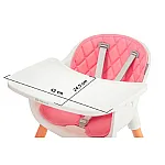 Стілець для годування Kinderkraft Sienna Pink (KKKSIENPNK0000)