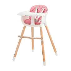 Стілець для годування Kinderkraft Sienna Pink (KKKSIENPNK0000