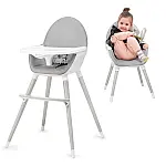 Стульчик для кормления 2 в 1 Kinderkraft Fini Gray Leg (KKKFINIGRYLEG0)