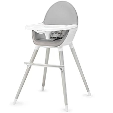 Стілець для годування 2 в 1 Kinderkraft Fini Gray Leg (KKKFIN
