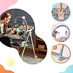 Стілець для годування Kinderkraft Lastree Beige Wood (KHLAST00BEGW000)