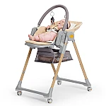 Стілець для годування Kinderkraft Lastree Beige Wood (KHLAST00BEGW000)