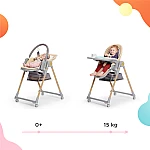 Стілець для годування Kinderkraft Lastree Beige Wood (KHLAST00BEGW000)