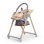 Стілець для годування Kinderkraft Lastree Beige Wood (KHLAST00BEGW000)