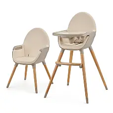 Стілець для годування 2 в 1 Kinderkraft Fini 2 Beige (KHFINI02BEG0000) Стілець для годування 2 в 1 Kinderkraft Fini 2 Beige (KHFINI0
