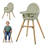 Стульчик для кормления 2 в 1 Kinderkraft Fini 2 Green (KHFINI02GRE0000)