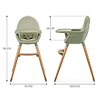 Стульчик для кормления 2 в 1 Kinderkraft Fini 2 Green (KHFINI02GRE0000)