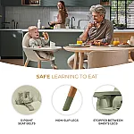 Стульчик для кормления 2 в 1 Kinderkraft Fini 2 Green (KHFINI02GRE0000)