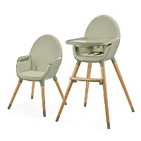 Стілець для годування 2 в 1 Kinderkraft Fini 2 Green (KHFINI0