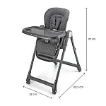 Стілець для годування Kinderkraft Tulo Grey (KHTULO00GRY0000)