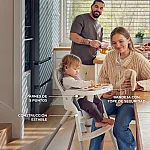 Стілець для годування Kinderkraft Dinnly Grey (KHDINN00LGR0000)