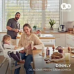 Стілець для годування Kinderkraft Dinnly Grey (KHDINN00LGR0000)