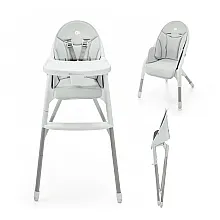 Стілець для годування Kinderkraft Dinnly Grey (KHDINN00LGR000