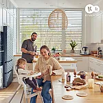 Стілець для годування Kinderkraft Dinnly Grey (KHDINN00LGR0000)