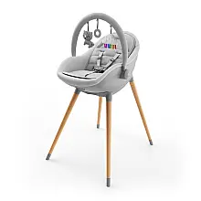 Стілець для годування 3 в 1 Kinderkraft Fini Up Grey (KHFINIU