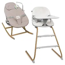 Стульчик для кормления 4 в 1 Lionelo Dalia Set Grey Stone Nat
