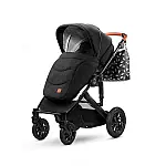 Коляска 2 в 1 Kinderkraft Prime Black + MommyBag (KKWPRIMBKMB200)
